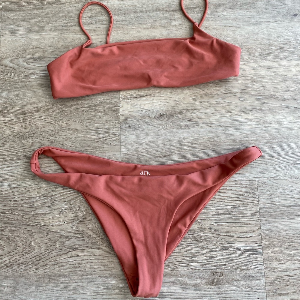 Tropical orange bikini